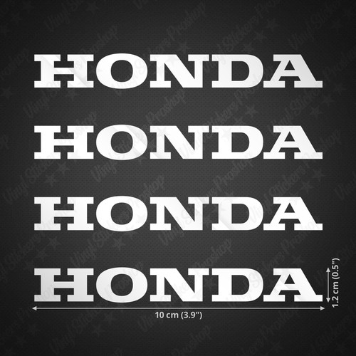 Adesivi honda cm bianco - honda,
