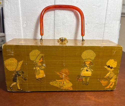 Borsetta vintage legno - vintage, in