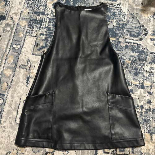 Abito zara ecopelle nero - abito,