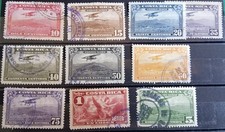 COSTA-RICA - 1945 - C153 - C154 - C155 - C156-C157-C158-C159-C160-C161-C162-USED