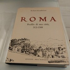 LIBRO 1983 - ROMA profilo una città 312-1308 EDIZIONI DELL'ELEFANTE- KRAUTHEIMER