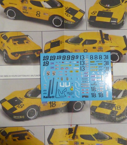 Decal lancia stratos 24h - decal,