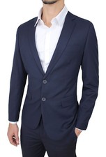 GIACCA UOMO TRADE CLASS SARTORIALE BLU SCURO ELEGANTE FORMALE CASUAL 