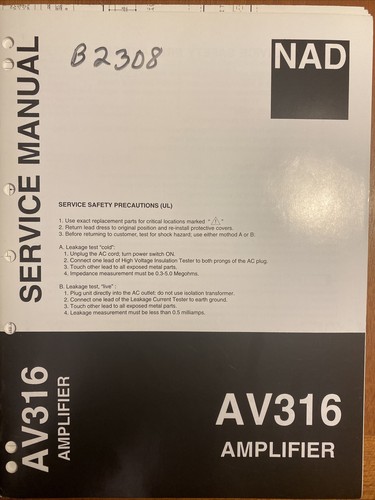 Nad electronics av316 - nad,