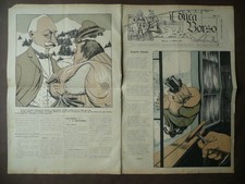 Giornali Umoristici  Duca Borso Litografie Colori Tirelli Modena 1904 Caricatura