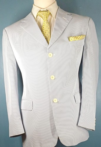 Giacca blazer righe s - a, blu
