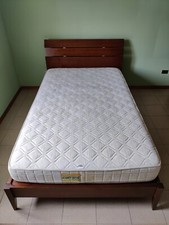 Letto, rete e materasso a molle una piazza e mezza