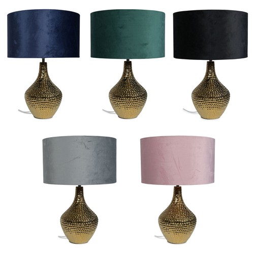 Gold ceramic table lamp light - ceramic,