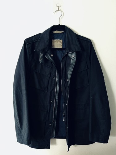 Men black zara city jacket - black,