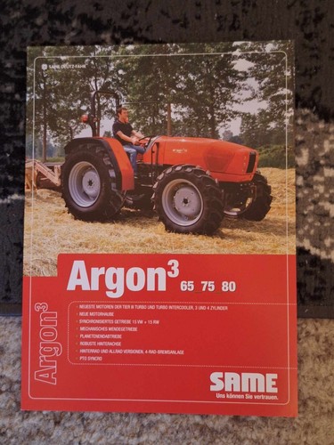 Same argon depliant trattore - same,