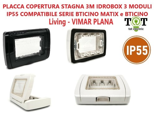 Placca copertura stagna ip55 - placca,