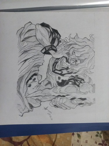 Disegno manga disegnato - disegnato, a