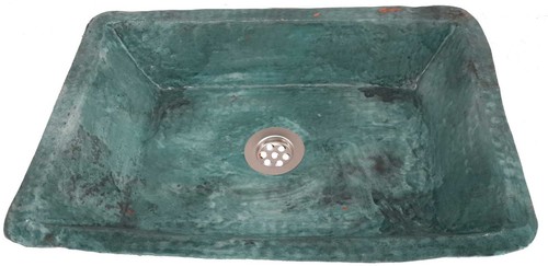Lavabo bagno rettangolare - , rame