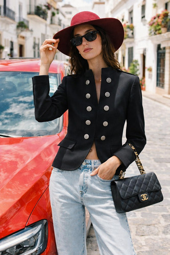 Zara woman ss26 black fitted - zara,