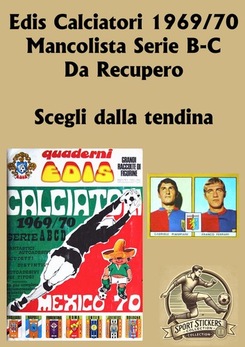 Edis calciatori 1969 serie - calciatori, 1969/70