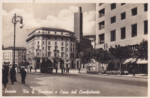 Cartolina trieste via - di,