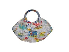 Borsa John Galliano circolare con manico superiore