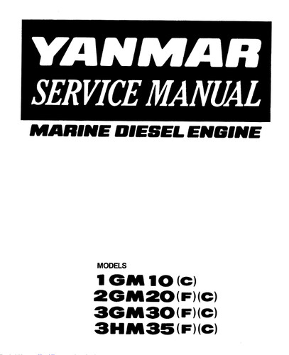 Yanmar 1gm10 2gm20 3gm30 - yanmar,