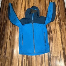 Giacca donna blu impermeabile