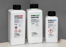 Ilford PQ Universal Fissaggio Ilfostop sviluppo carta bianco e nero kit camera