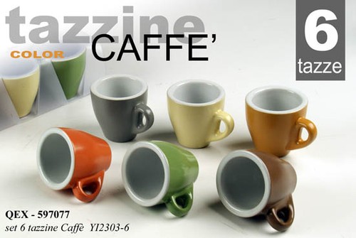Set tazzine caffè espresso - 6,