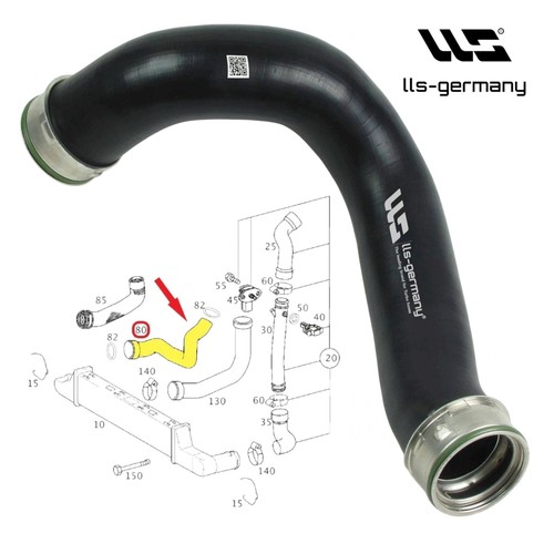 Tubo turbo per mercedes - mercedes, classe