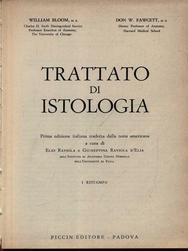 Trattato istologia bloom - trattato,