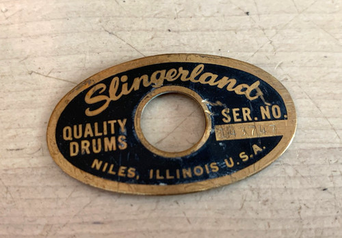 Slingerland nero oro ovale - nero,