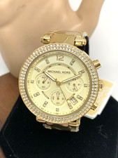 Orologio Michael Kors Donna MK5354 Parker Quarzo Cronografo Acciaio Oro 39mm