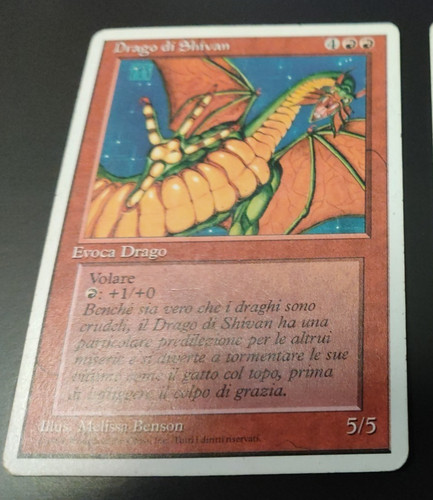Mtg shivan dragon - mtg,