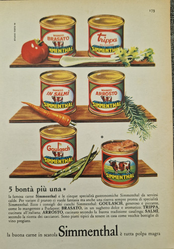 Carne simmenthal studio testa - carne,
