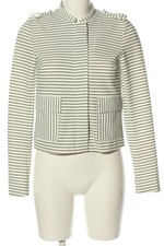 VILA Giacca corta Donna Giacca Taglia IT 38 bianco sporco-nero stile casual