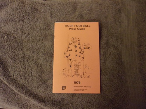 1976 rit football media - media, guide