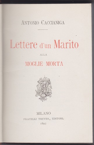 Caccianiga lettere un - caccianiga,,