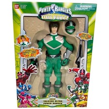 Power Rangers Time Force Green Power Ranger Talking Ultra Figure 2001 Sigillato