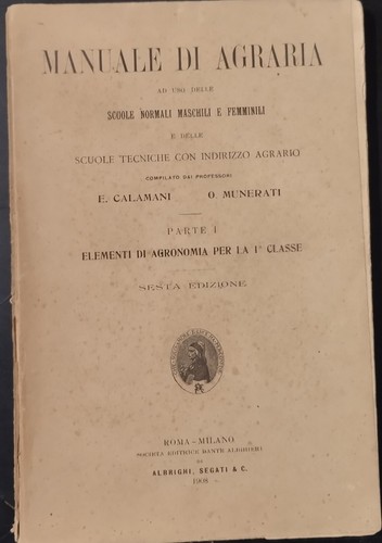 Manuale agraria calamani - agraria,
