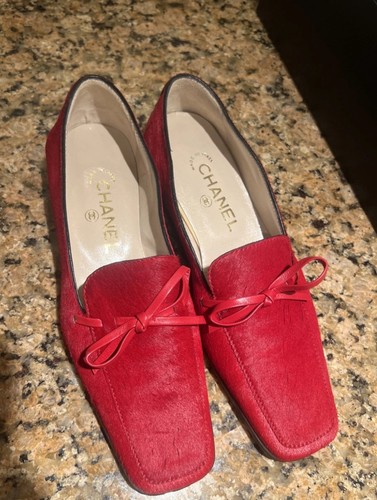 Mocassini chanel rosso - chanel,