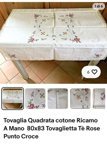 Tovaglia cotone vintage - tovaglia,
