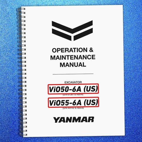 Yanmar vio50 vio55 - vio50-6a, vio55-6a