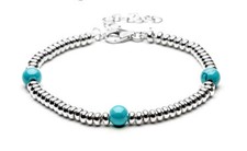 Bracciale argento 925 pepite