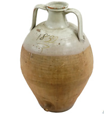 ANFORA ORCIO IN TERRACOTTA PARZIALMENTE SMALTATA