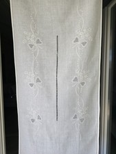 Tenda puro lino con ricamo a mano 57x150 cm tenda a pannello