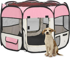 Box per Cani Pieghevole Con