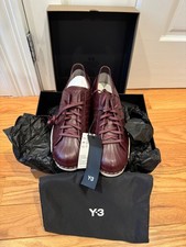US Uomo Taglia 10 - Adidas Y-3 Superstar Rosso Ombra