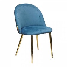 Sedia Double imbottita Blu con