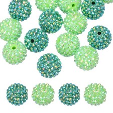 Perline resina strass 20mm