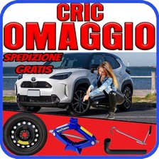 Ruotino Di Scorta 5Fori Misura Da 18 Per La Toyota Yaris Cross Kit Cric + Chiave