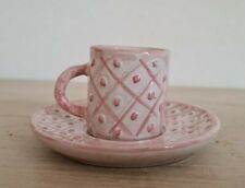 Antico Vintage Tazzina da caffè con piattino Ciaurro Terni Anni 50