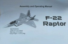 F-22 RAPTOR RC JET EDF 50mm