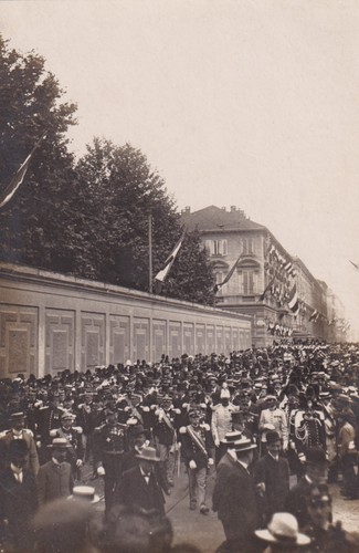 Cartolina torino corteo - di,